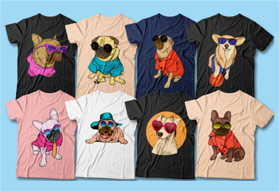 The Fancy T-Shirt Designs Bundle - 375+ Designs-Templates-Artixty