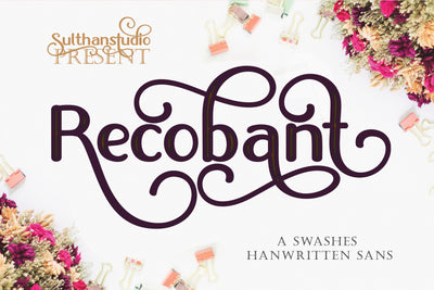 The Swashy Font Bundle - 54 Fonts - Artixty