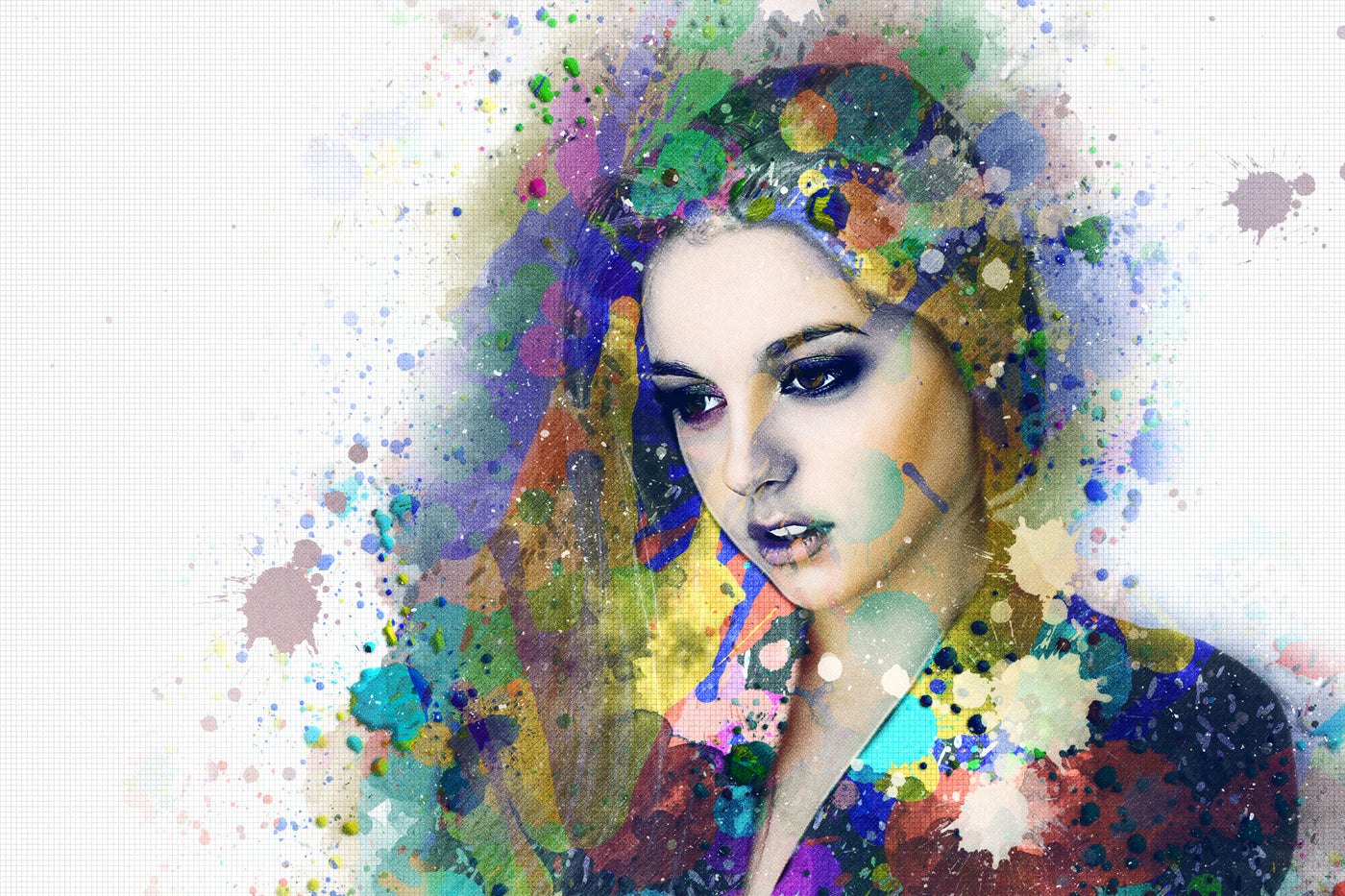 10-In-1 Mixed Art Photoshop Actions Bundle-Add-Ons-Artixty