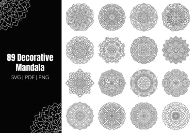 350+ Super Mandala Designs Bundle-Templates-Artixty
