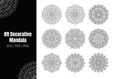 350+ Super Mandala Designs Bundle-Templates-Artixty