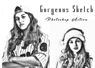 15-In-1 Drawing Effect Photoshop Actions Bundle - Artixty