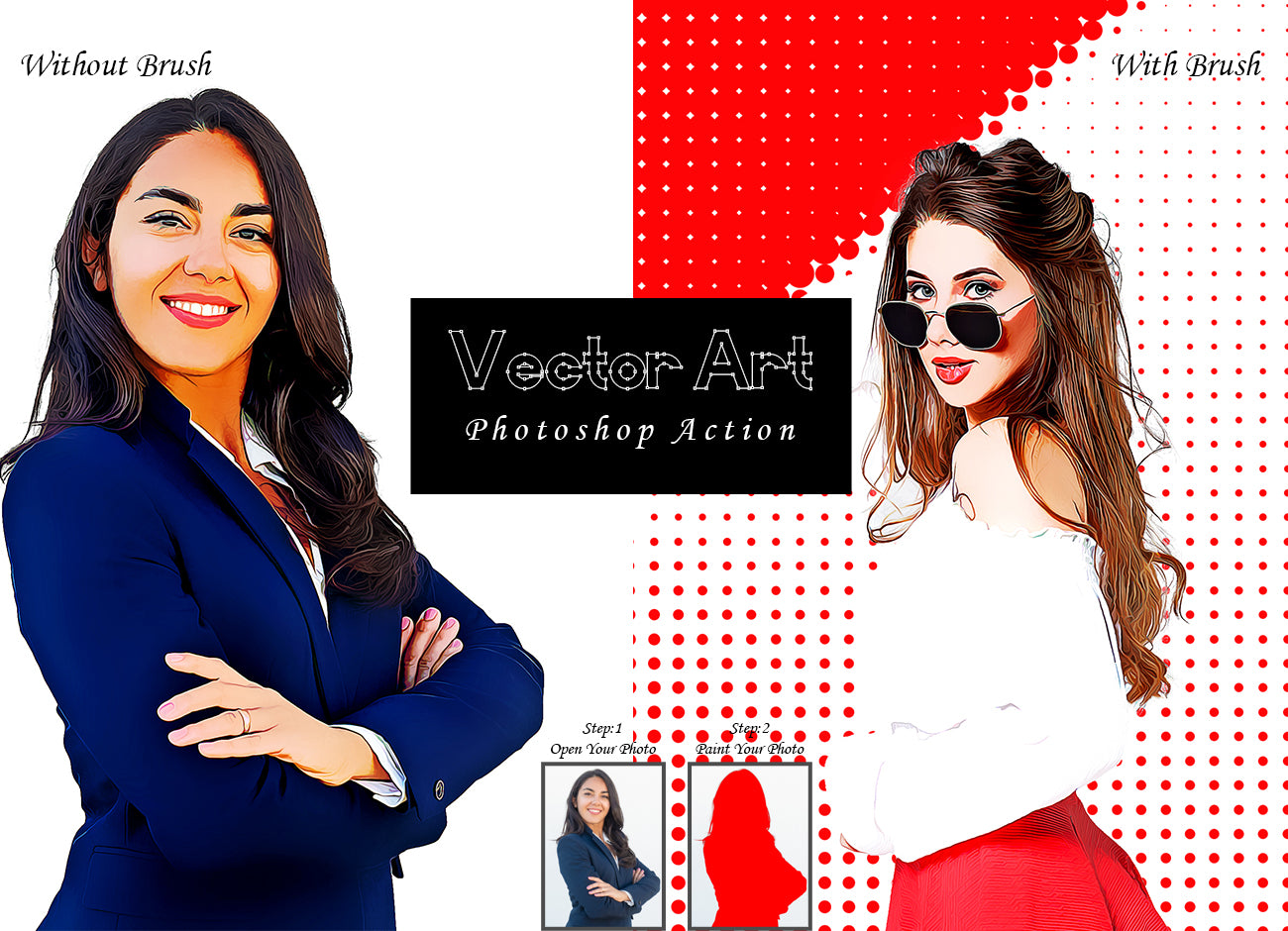 Pro Art Effect Photoshop Actions Bundle - Artixty