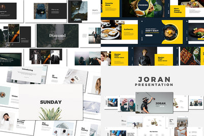 The Swirly Bundle Of Fonts and Presentation Templates - Artixty