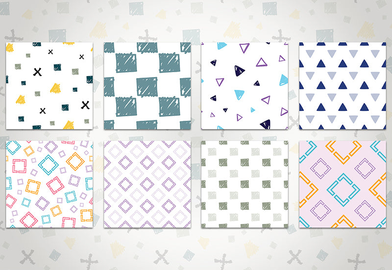 214+ Lovely Seamless Vector Patterns Bundle-Graphics-Artixty
