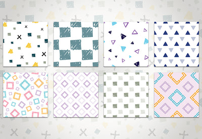 214+ Lovely Seamless Vector Patterns Bundle-Graphics-Artixty