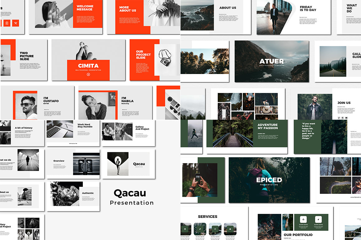 The Swirly Bundle Of Fonts and Presentation Templates - Artixty