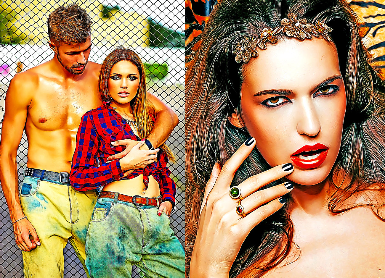 The Surprised Effect Photoshop Actions Bundle - Artixty