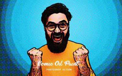 Digital Oil Art Photoshop Actions