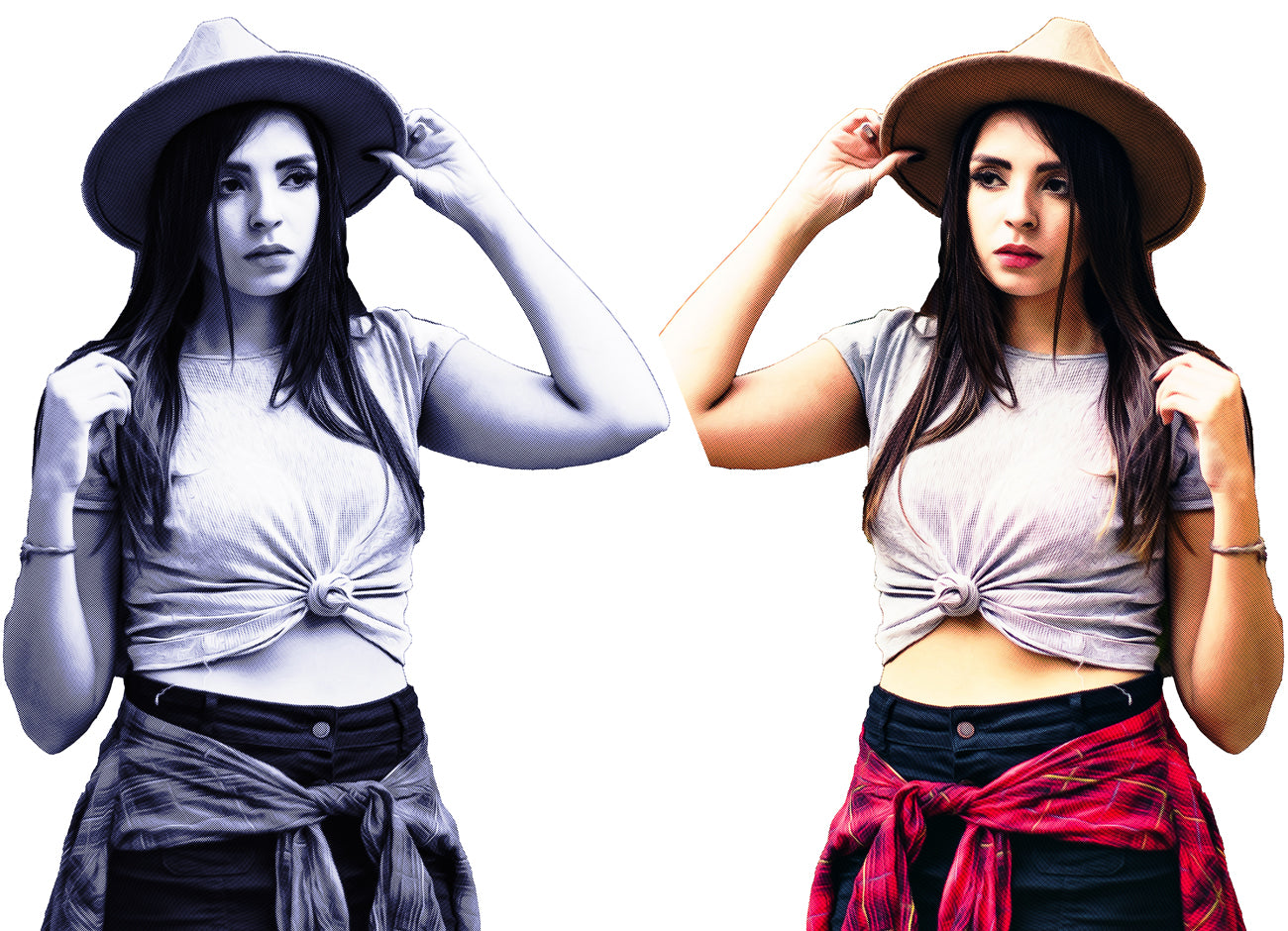 12 Halftone Effect Photoshop Actions Bundle - Artixty