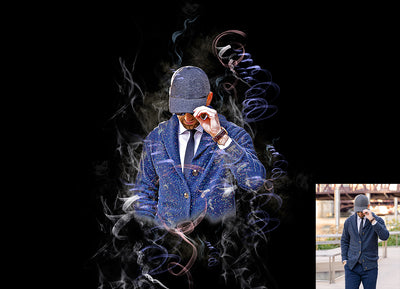 11-In-1 Smoke Photoshop Actions Bundle - Artixty