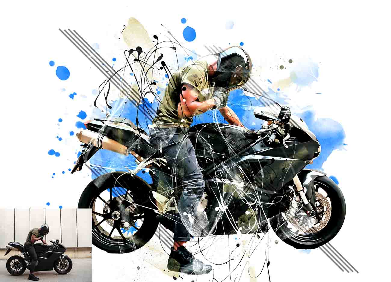 11-In-1 Active Effect Photoshop Actions Bundle - Artixty