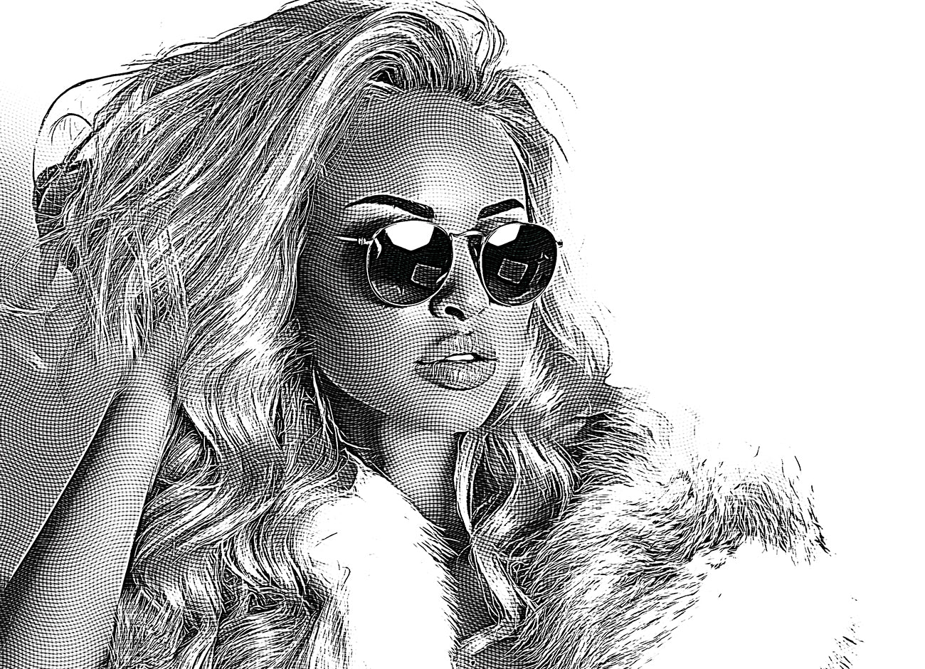 10 Engraving Effect Photoshop Actions Bundle - Artixty
