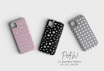 214+ Lovely Seamless Vector Patterns Bundle-Graphics-Artixty