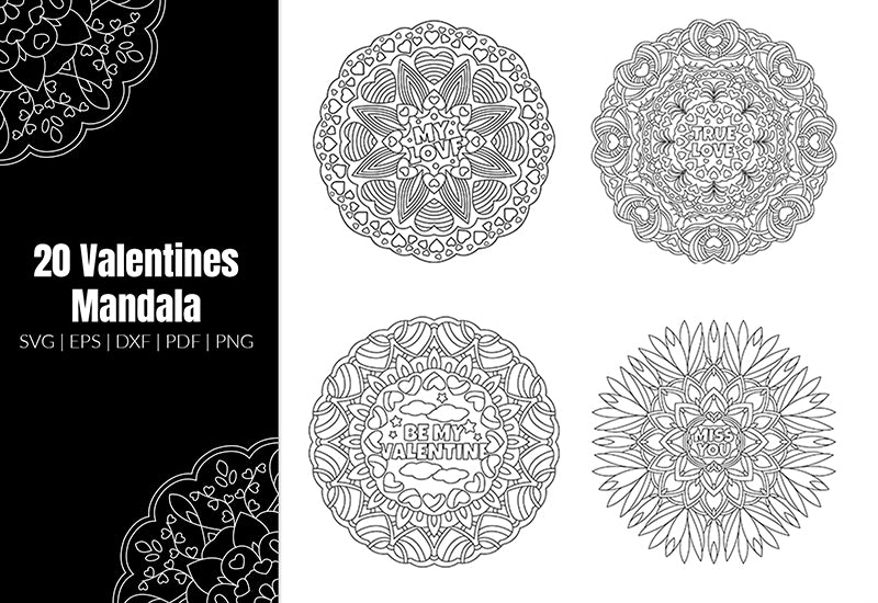 350+ Super Mandala Designs Bundle-Templates-Artixty