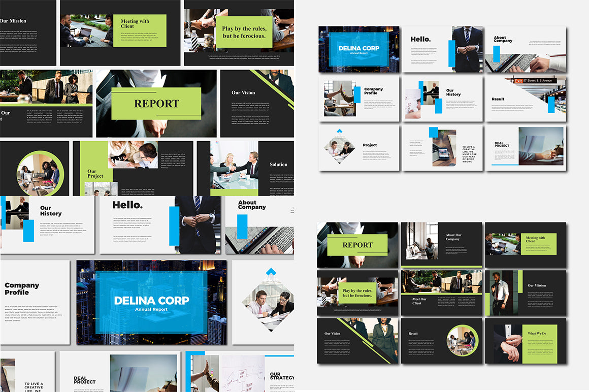 The Swirly Bundle Of Fonts and Presentation Templates - Artixty