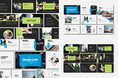 The Swirly Bundle Of Fonts and Presentation Templates - Artixty