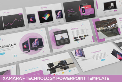 55 PowerPoint + 55 Keynote Templates Bundle - Artixty
