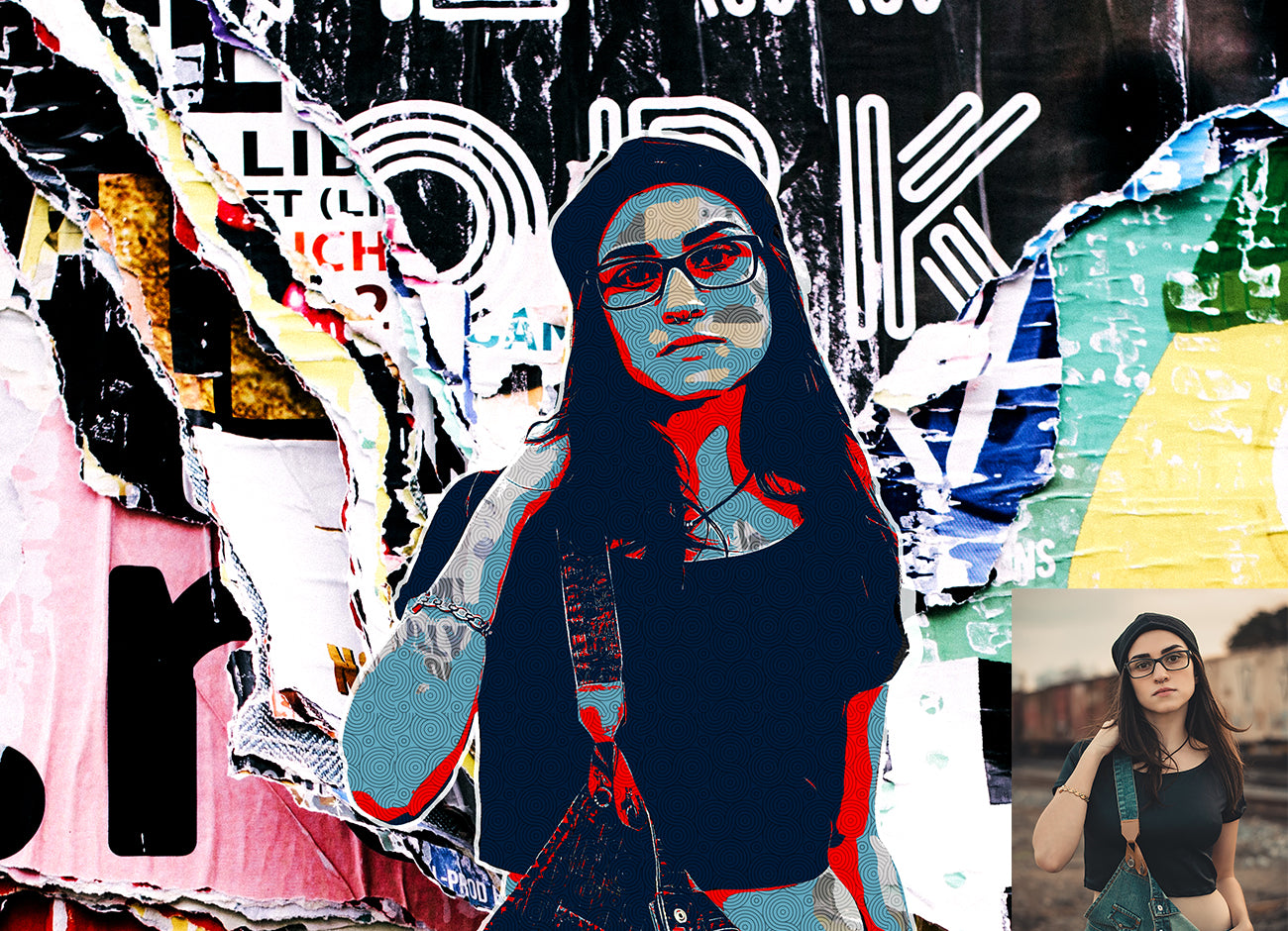 15-In-1 Drawing Effect Photoshop Actions Bundle - Artixty