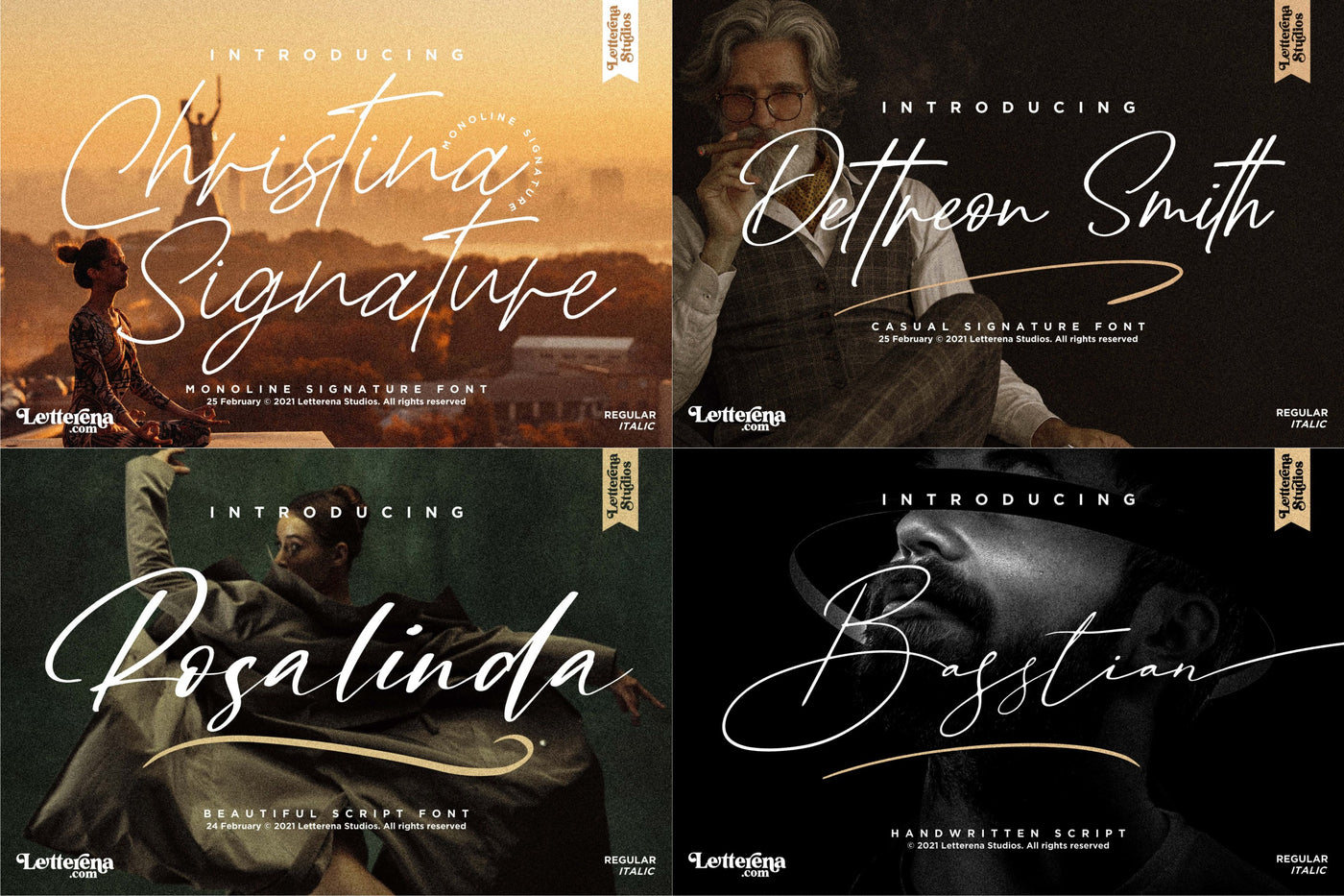 The Aristocratic Font Mega Bundle - 144 Classic Fonts-Fonts-Artixty