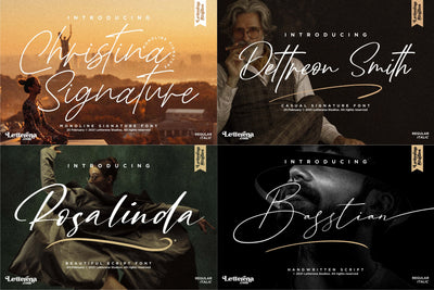 The Aristocratic Font Mega Bundle - 144 Classic Fonts-Fonts-Artixty