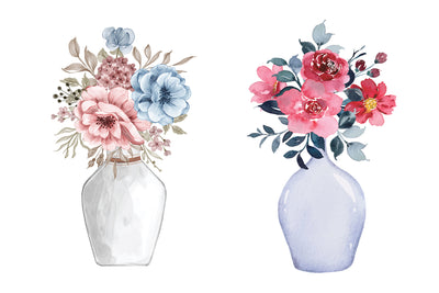 1090 Prestigious Watercolor Illustrations Bundle-Graphics-Artixty
