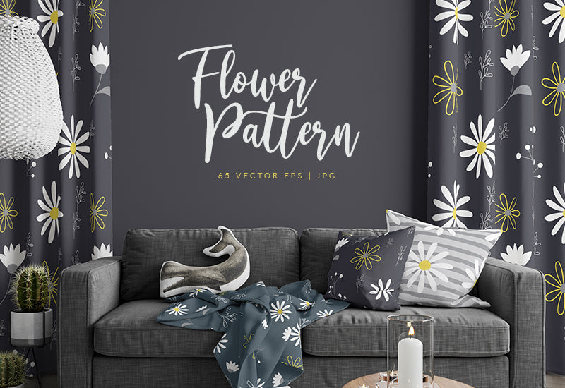 214+ Lovely Seamless Vector Patterns Bundle-Graphics-Artixty