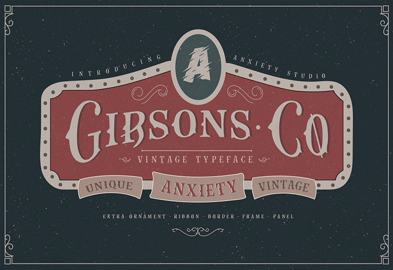 The Massive Vintage Font Bundle - 15 Fonts - Artixty