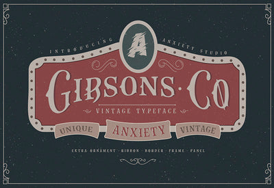 The Massive Vintage Font Bundle - 15 Fonts - Artixty