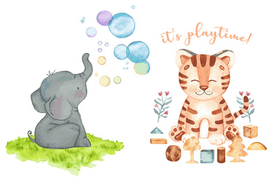 1090 Prestigious Watercolor Illustrations Bundle-Graphics-Artixty