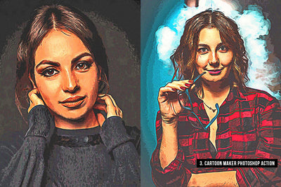 The 10-in-1 Fabulous Oil Paint Effects Bundle-Add-Ons-Artixty