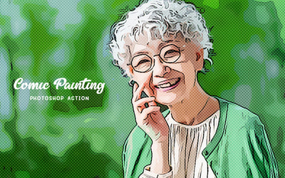 Digital Oil Art Photoshop Actions