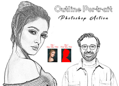 15-In-1 Drawing Effect Photoshop Actions Bundle - Artixty