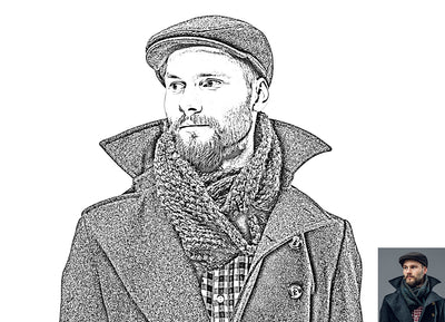 15-In-1 Drawing Effect Photoshop Actions Bundle - Artixty