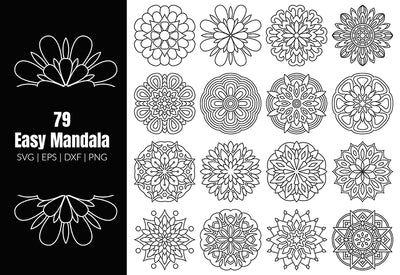 350+ Super Mandala Designs Bundle-Templates-Artixty