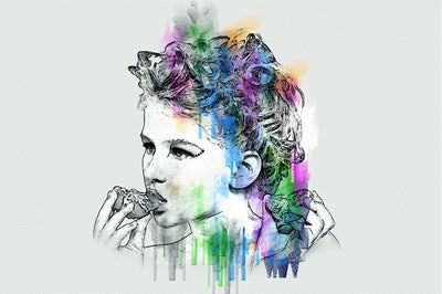 15-In-1 Drawing Effect Photoshop Actions Bundle - Artixty