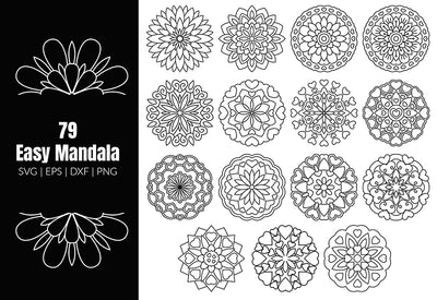 350+ Super Mandala Designs Bundle-Templates-Artixty
