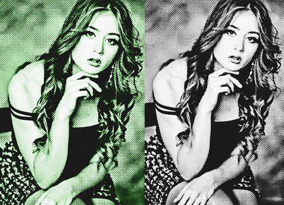12 Halftone Effect Photoshop Actions Bundle - Artixty