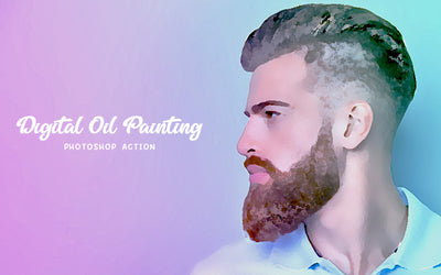 Digital Oil Art Photoshop Actions