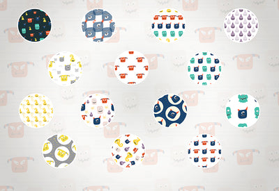 214+ Lovely Seamless Vector Patterns Bundle-Graphics-Artixty