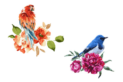 1090 Prestigious Watercolor Illustrations Bundle-Graphics-Artixty