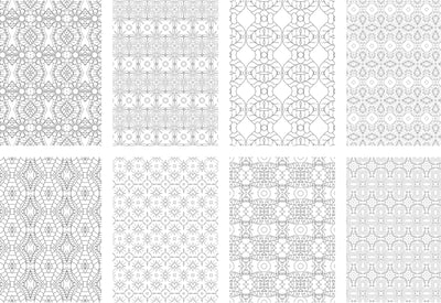 2500 Premium Quality Geometric Pattern Pages Bundle-Graphics-Artixty