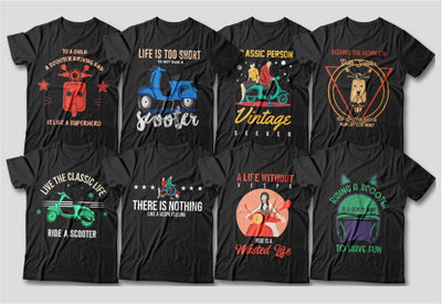 The Fancy T-Shirt Designs Bundle - 375+ Designs-Templates-Artixty