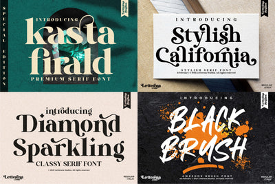 The Aristocratic Font Mega Bundle - 144 Classic Fonts-Fonts-Artixty