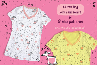 Hand-Drawn Dog Designs Mega Bundle - Artixty