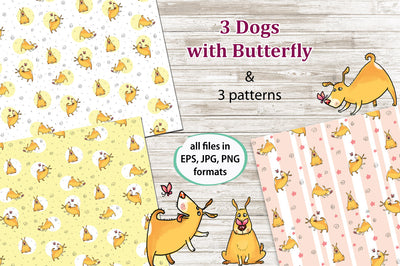 Hand-Drawn Dog Designs Mega Bundle - Artixty