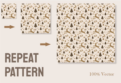The Cheerful Christmas Seamless Patterns Bundle-Graphics-Artixty