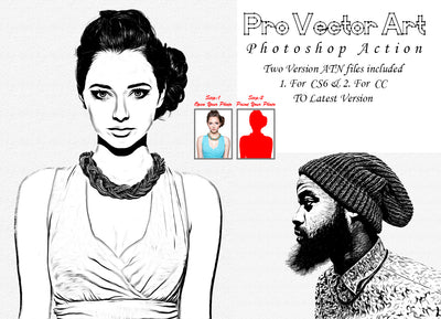16 Vector Photoshop Actions Bundle - Artixty