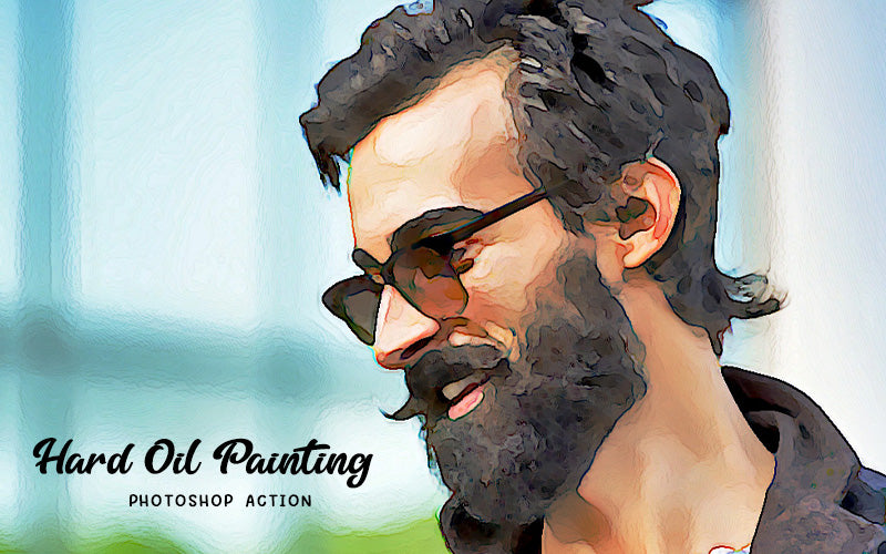 Digital Oil Art Photoshop Actions