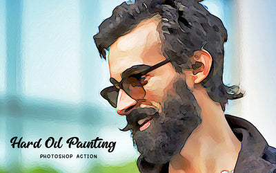 Digital Oil Art Photoshop Actions